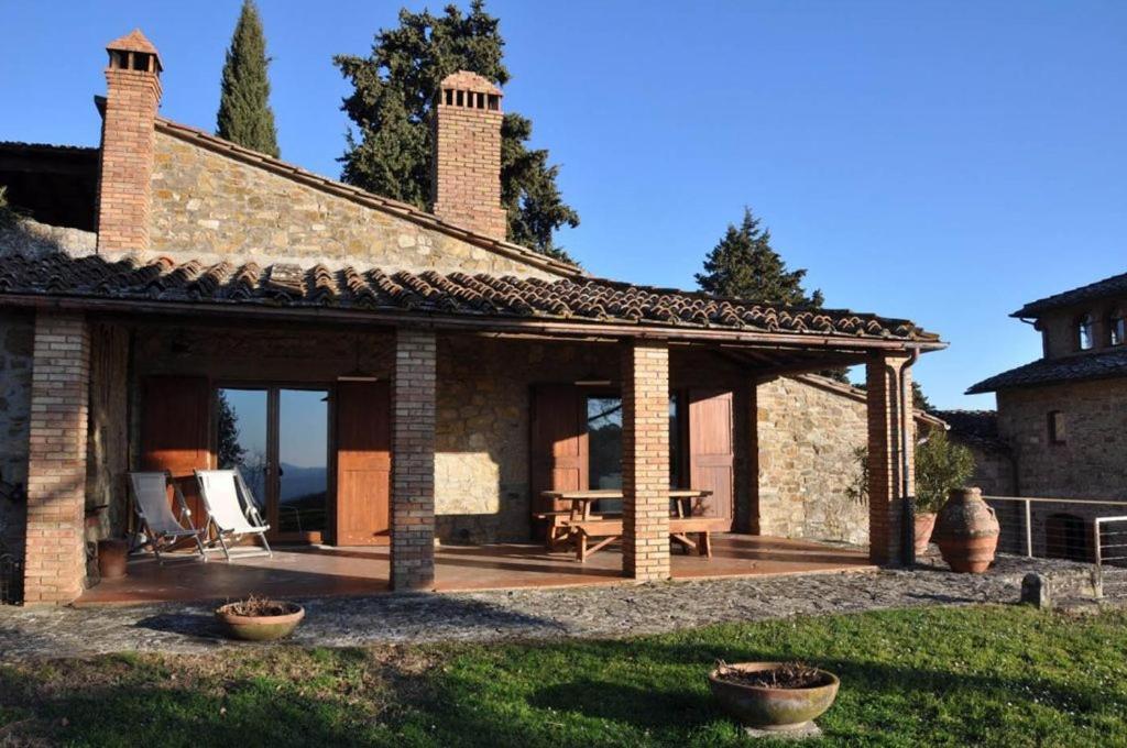 Вілла Poggio Al Sole Badia A Passigano Екстер'єр фото